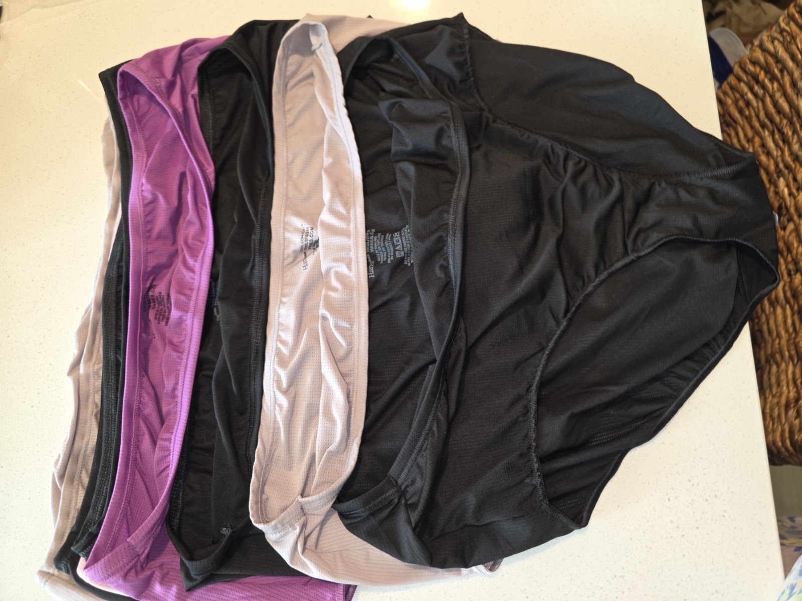 Lot Of 8 Hanes Cool Comfort Ladies Hipsters NWOT Size 10/3XL