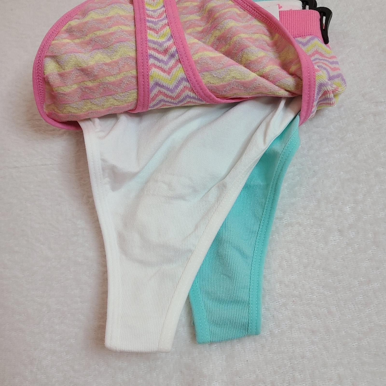 Walmart 3pk Seamless Stretch Nylon Easter Thong Panties Size XL