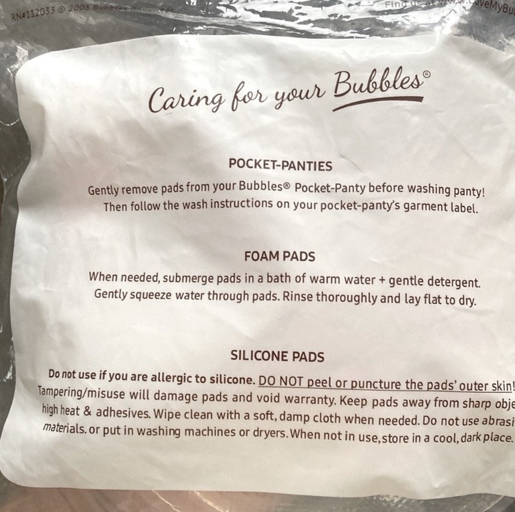 Bubbles Silicone Pocket Panty