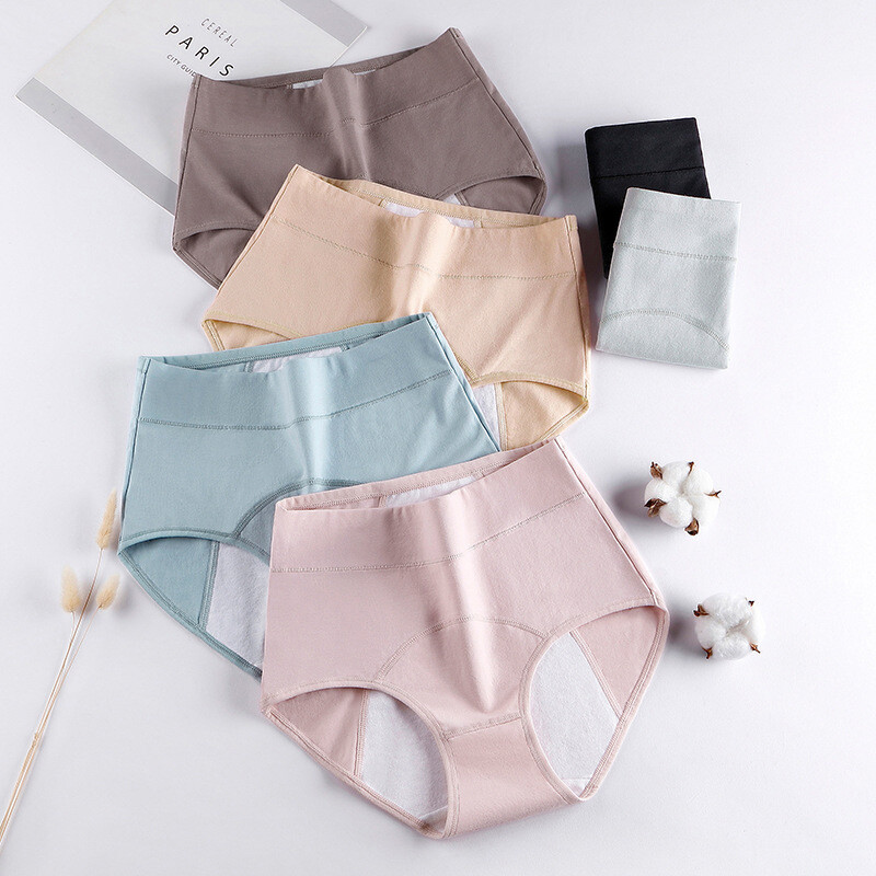 Women 5X Menstrual Period Physiological Pants Leakproof Panties Briefs Underwear