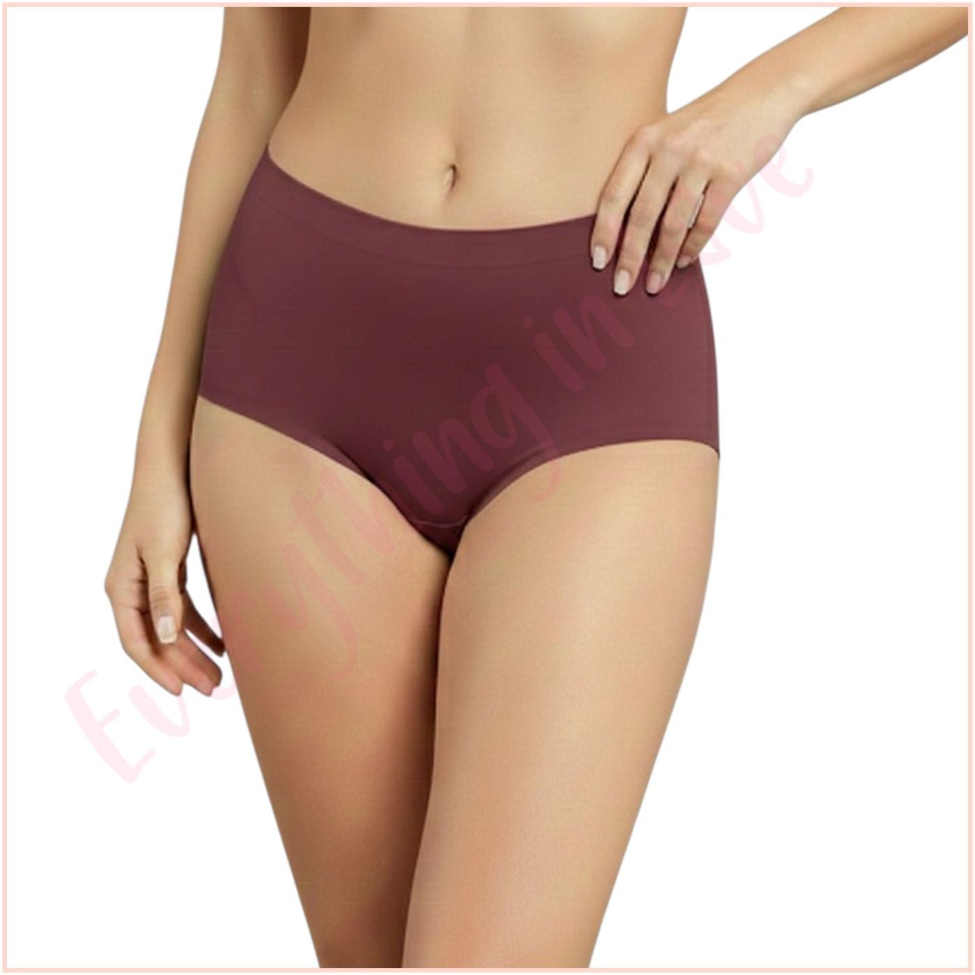 6pk Mopas Women’s Seamless Invisible Panties No Show Laser Cut Briefs Underwear