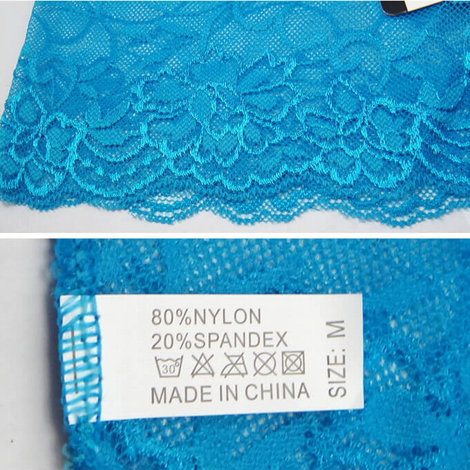 6 Pack Women Floral Lace Boyshorts Panties Thong Underwear Female Lingerie Brief