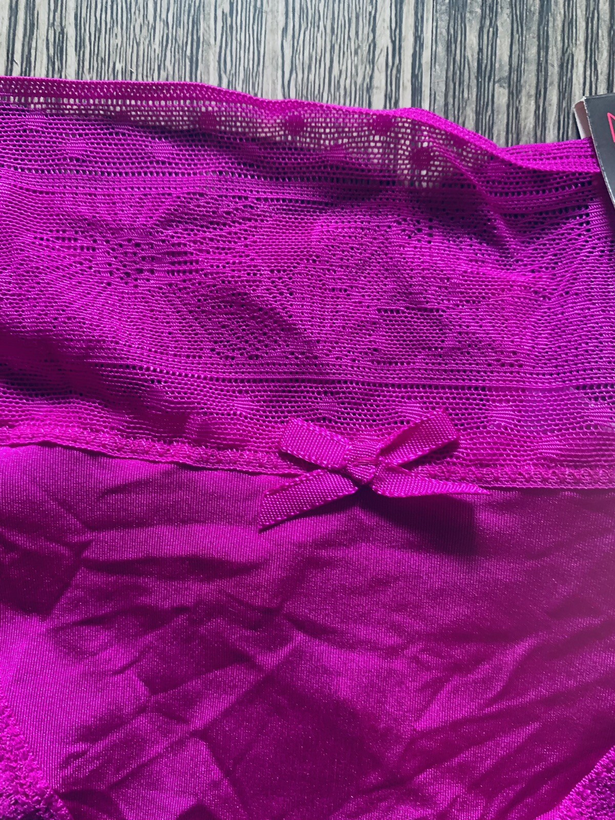 Womens No boundaries purple floral micro thin Thong XL/XG (15-17) NWT