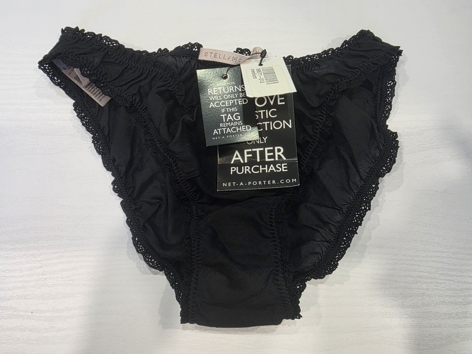 NWT Stella McCartney Panties Monday Week Silk Blend Lingerie Size M Vintage