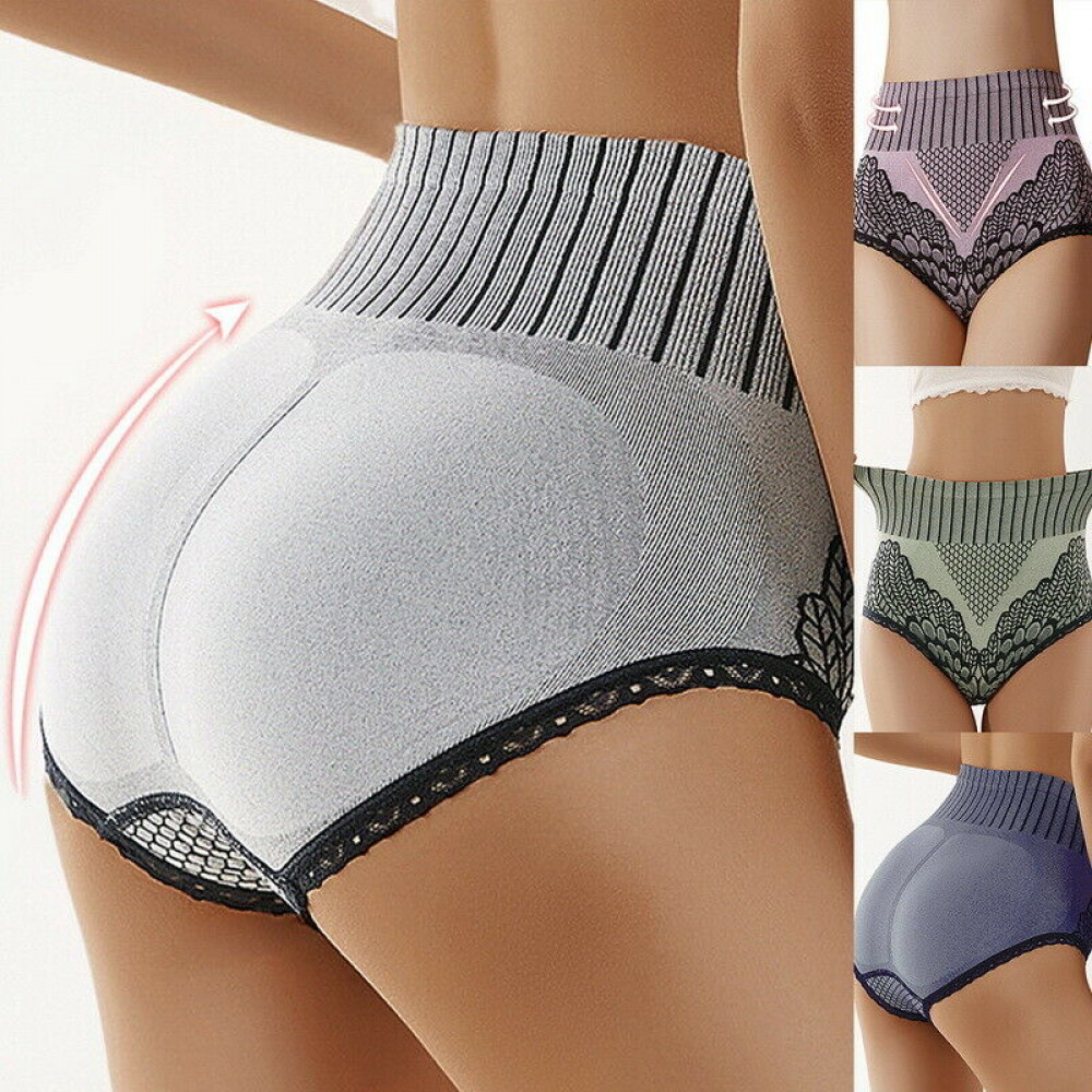Seamless High Waist Body Shaper Ladies Tummy Control Panties Shapewear Slimming