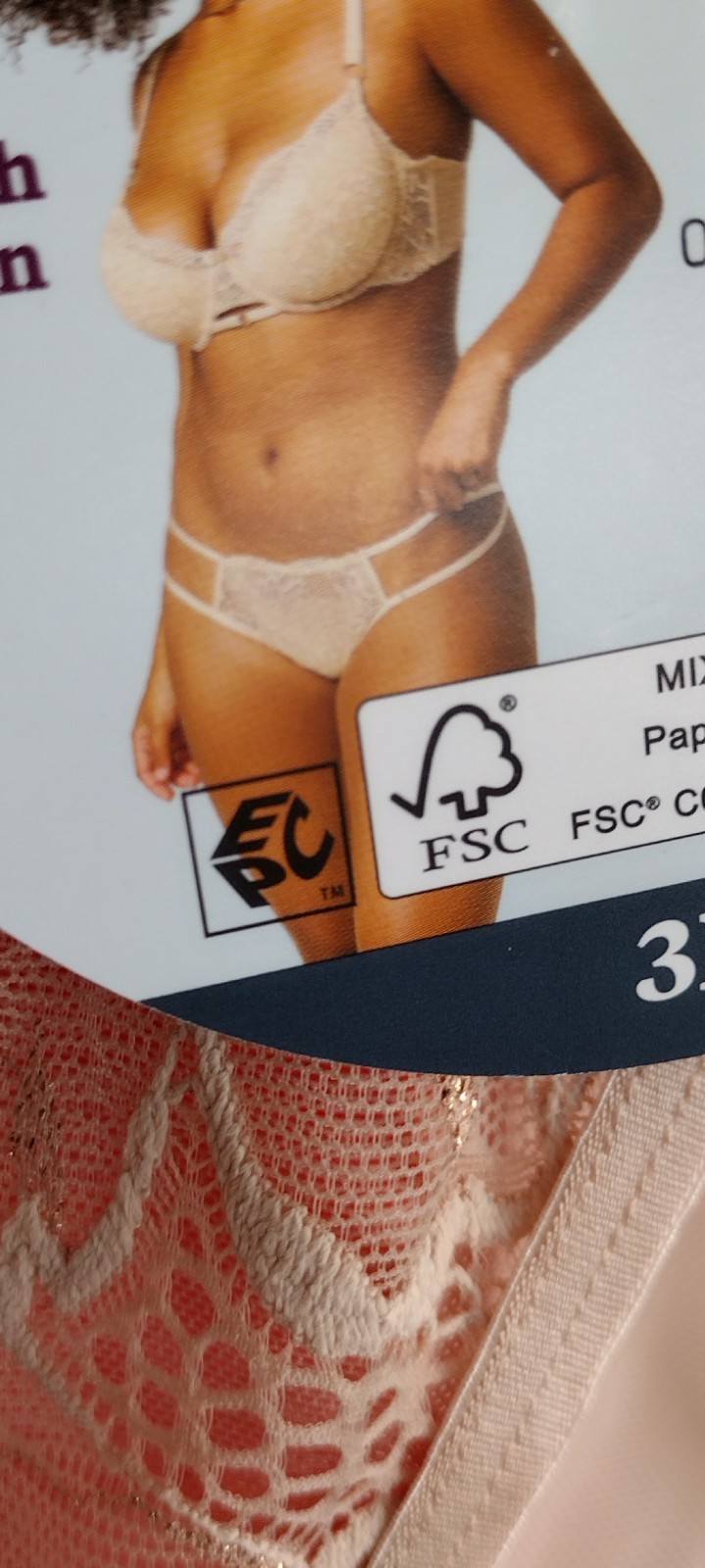 2 Pk Adore Me Women’s Marley Strappy Thong & Elizabeth Brazillian Underwear 3X