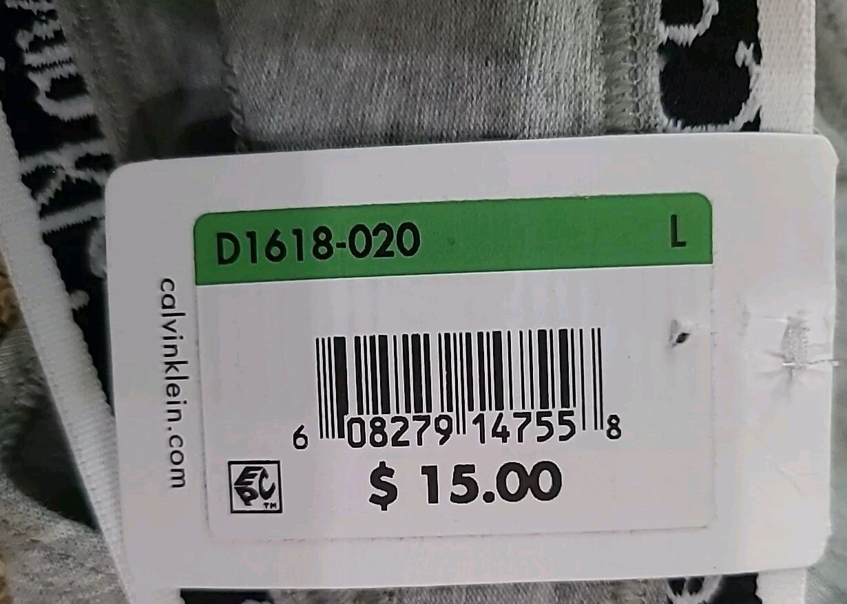 CALVIN KLEIN SIGNATURE SeXy Cotton Stretch Logo Carousel BIKINI Panty Lg $15.00