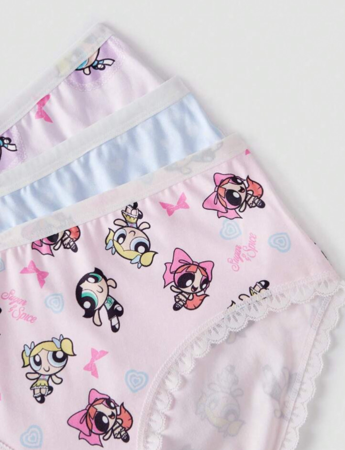Powerpuff Girls Kawaii Women’s Japanese Style Cute Cartoon Brief Panties M