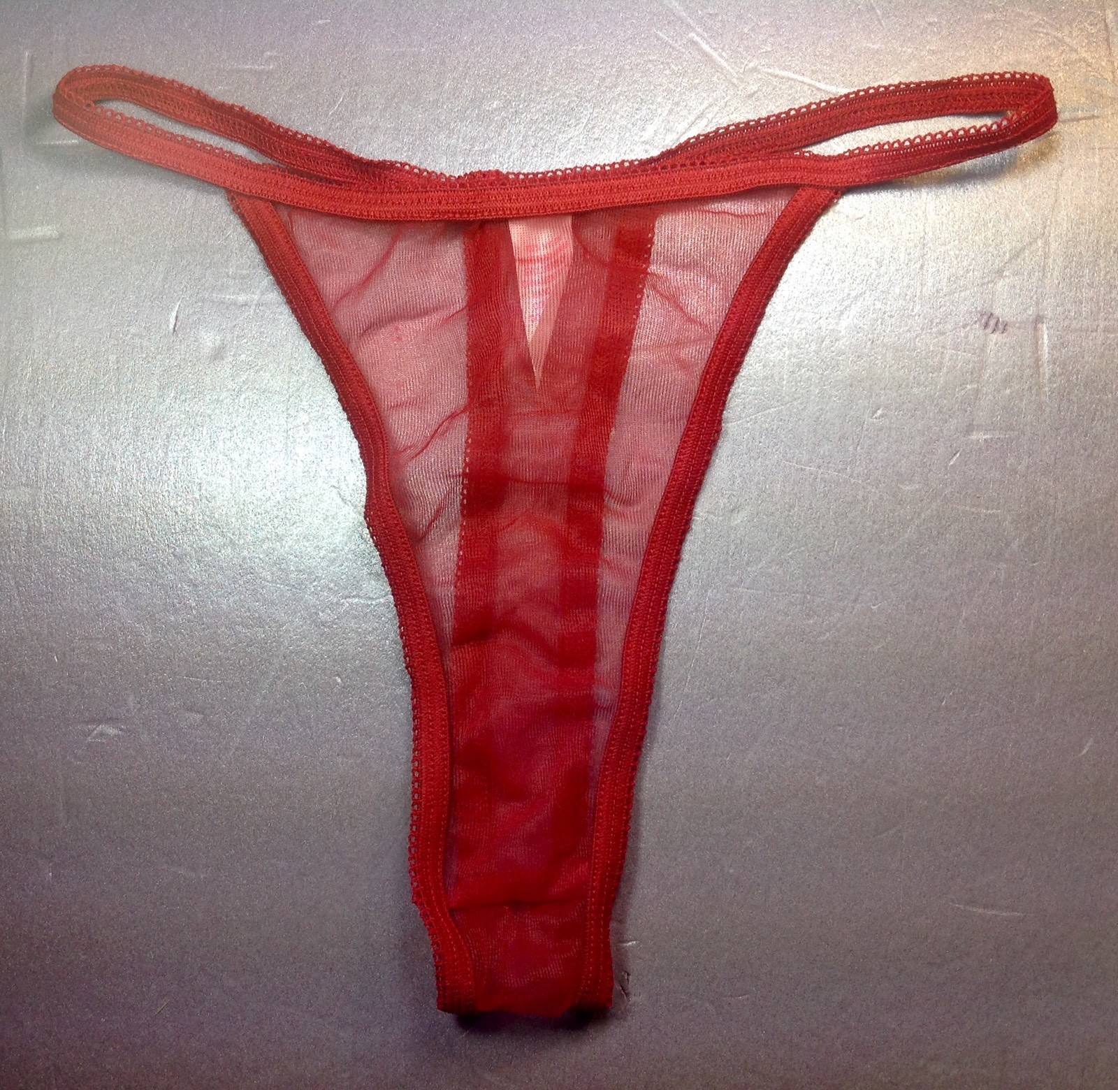 Women Panties,Thongs One Size Fits All Red Gauze W/decoration Myanmar