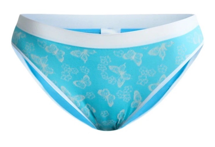 Small 3 Pack Seamless Bikini Panties Size S 4/6 Celebrate Summer Butterflies