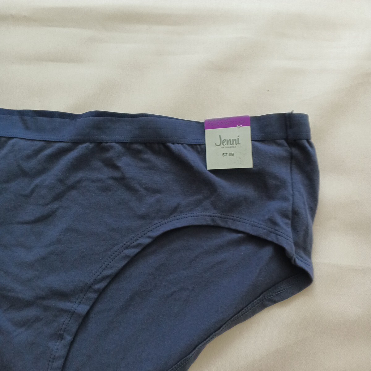 NWT JENNI Panty SIZE XXL Solid Blue Cotton Spandex