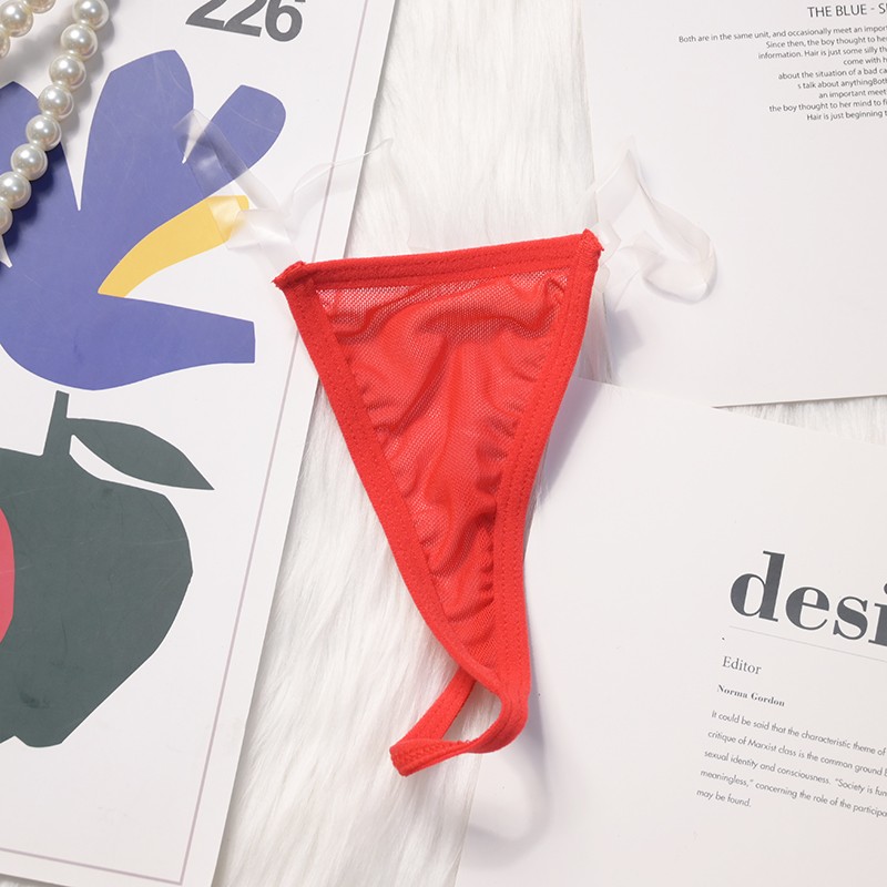 5PCS/LOT Sexy Womens See Through Sheer Panties Thongs G string Briefs Underwear