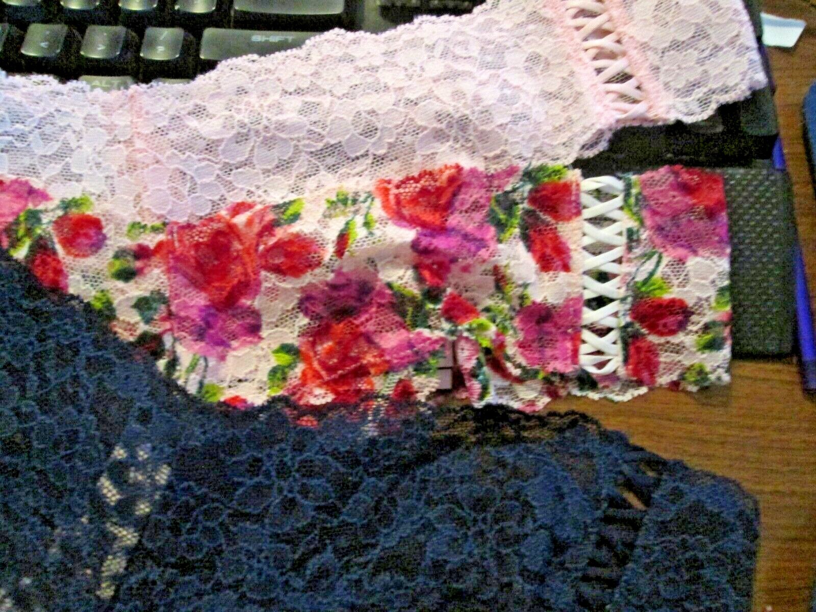 New $14.50 tag Victoria’s Secret Lace Thong✅💗✅Sz M,L,XL✅Lace-ups
