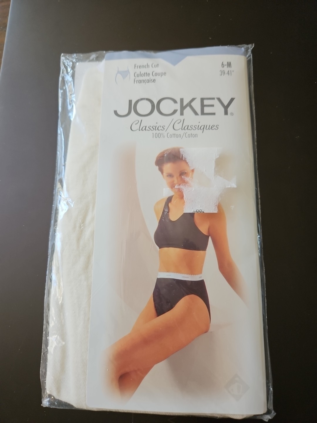 Vintage Jockey Classics French Cut Panties Women Size 6 Cream Cotton 2003 New