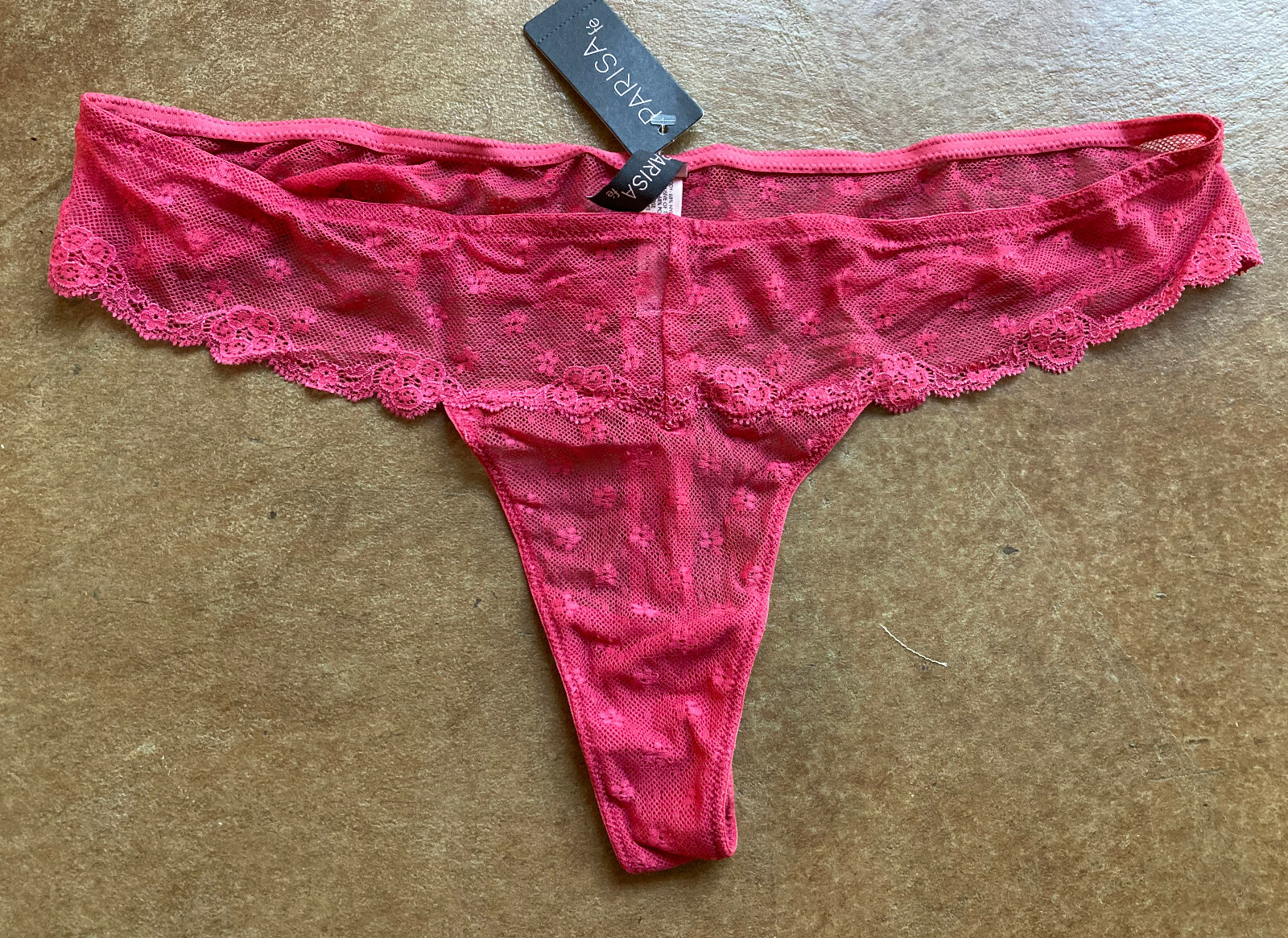 New Parisa Fe Women Capri Thong PBT009, Parisaf Sangria Red, XXL