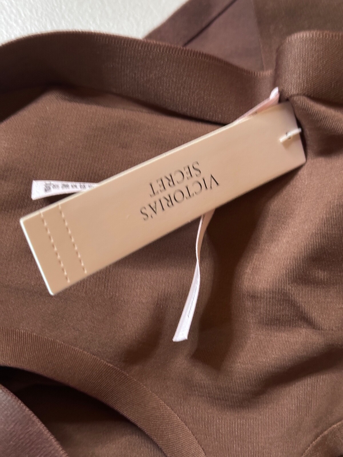 New Victoria’s Secret Panties Large Dark Brown Body High Rise Thong / String