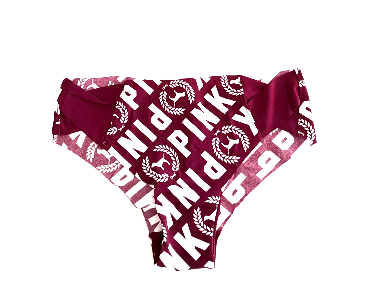 Victoria’s Secret PINK No-Show Cheekster Panty Ruby PINK Print