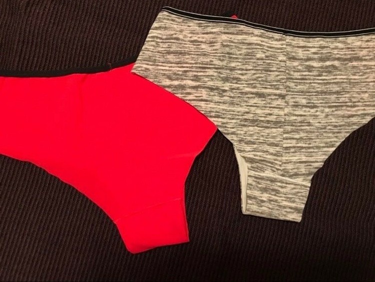 Lot New S PINK Victorias Secret Bikini Cheekini Panties Gray Red Pink