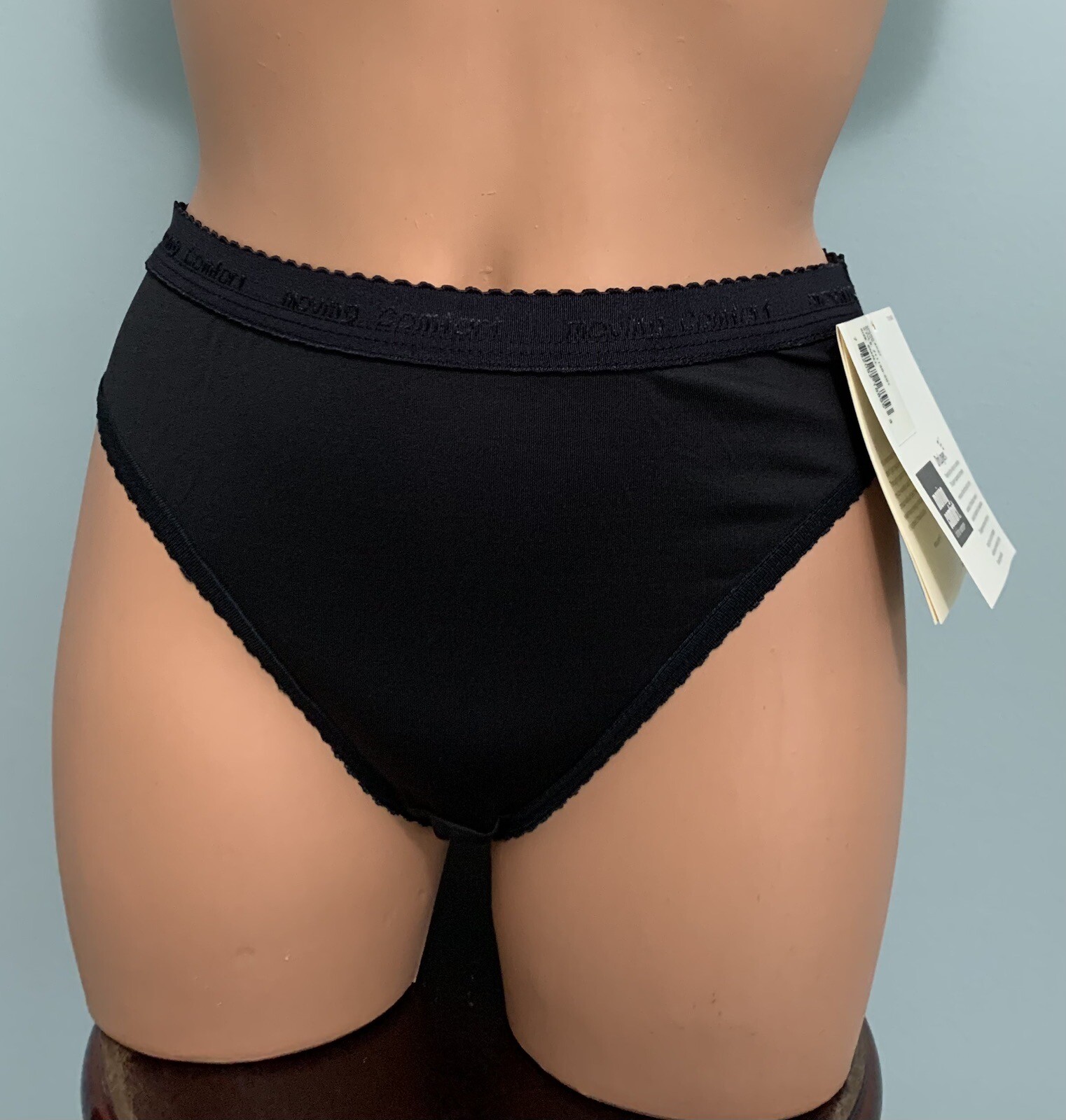 NEW Moving Comfort Active Running Panties Hi Cut Leg Brief Black Small 5