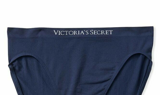 XXL Navy SEAMLESS NO SHOW FULL COVER Victorias Secret High Leg Waist Brief Panty