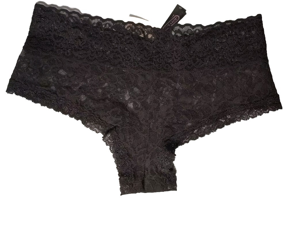 Victoria’s Secret Black “The Lacie” Cheekster Panties | New W/ Tags | Sz Small