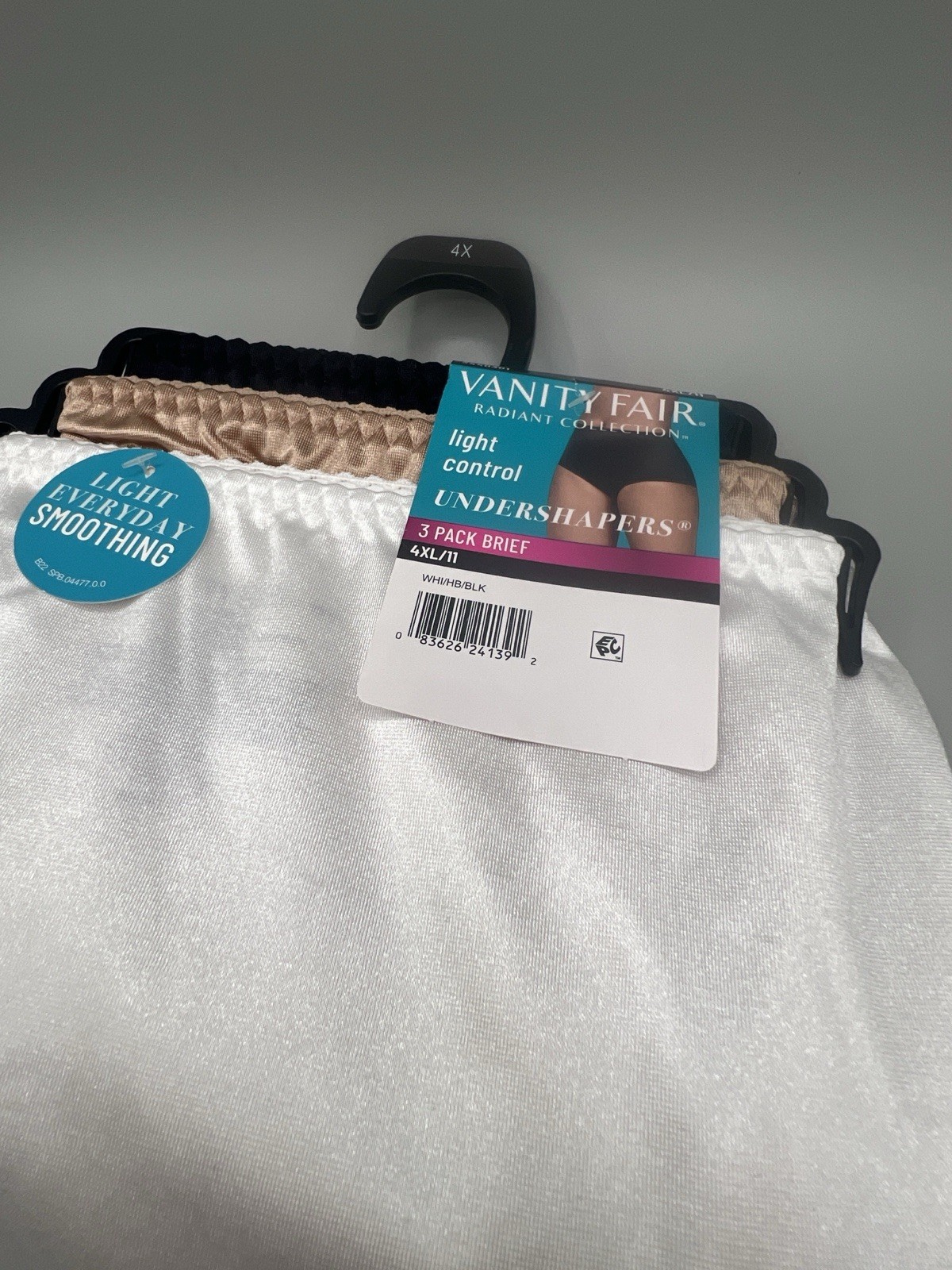 3-Pack VANITY FAIR Radiant Women’s 4XL /11 Undershapers Briefs Light Control