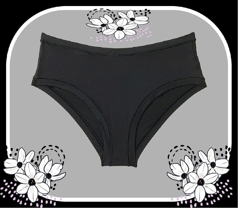 L NOIR BLACK Everyday NO SHOW Stretch Victorias Secret PINK Hipster Brief Panty