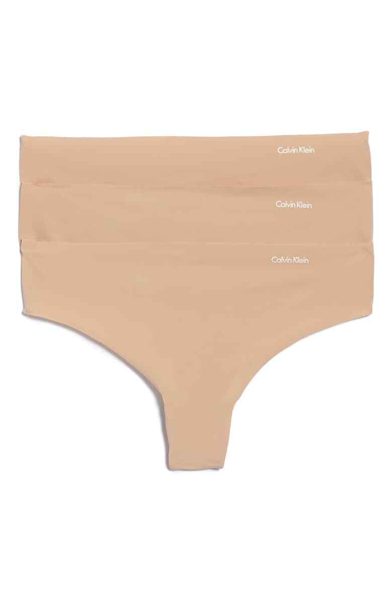 Calvin Klein Nude Invisibles Thong Size S L56159