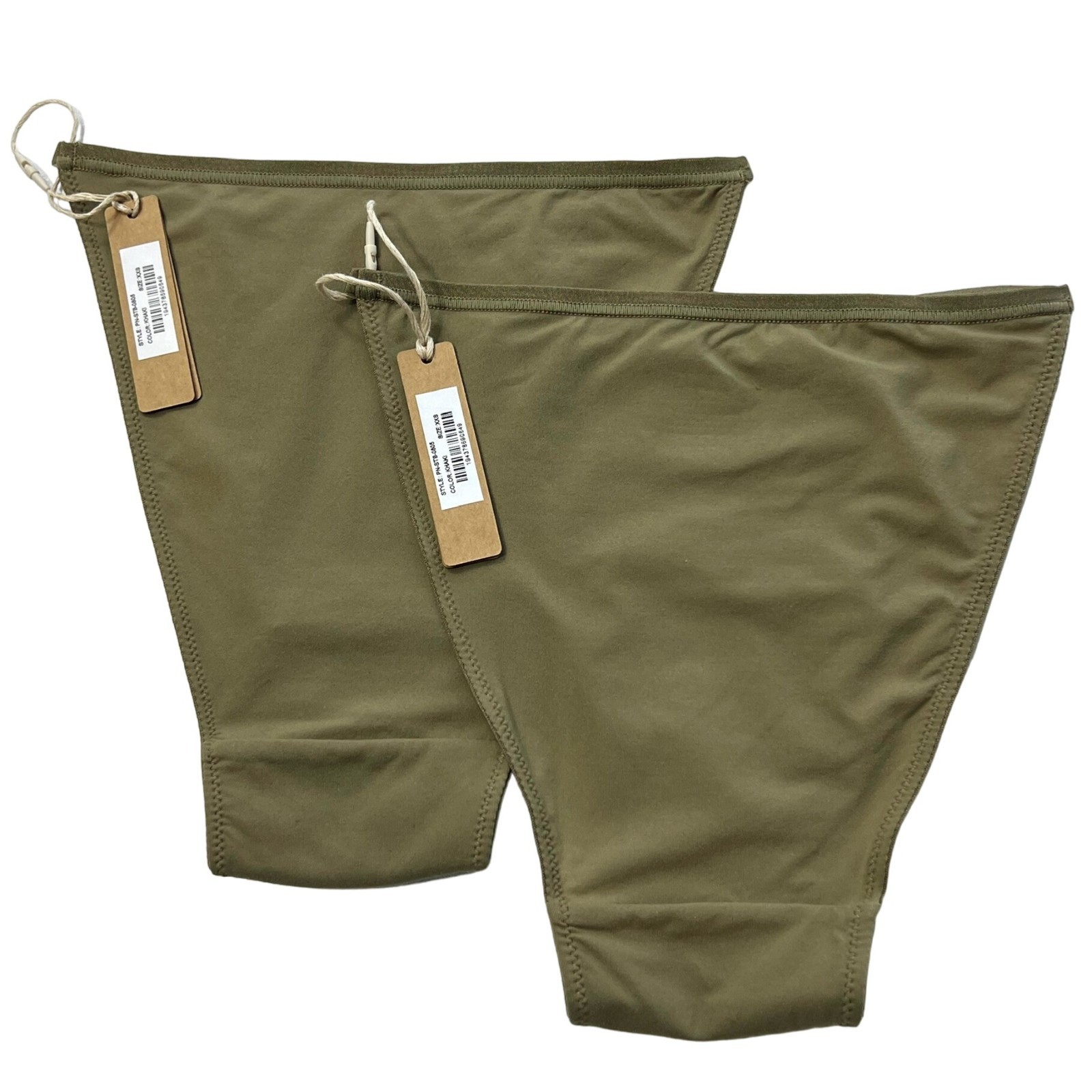SKIMS Fits Everybody String Bikini Lot of 2 Khaki XXS