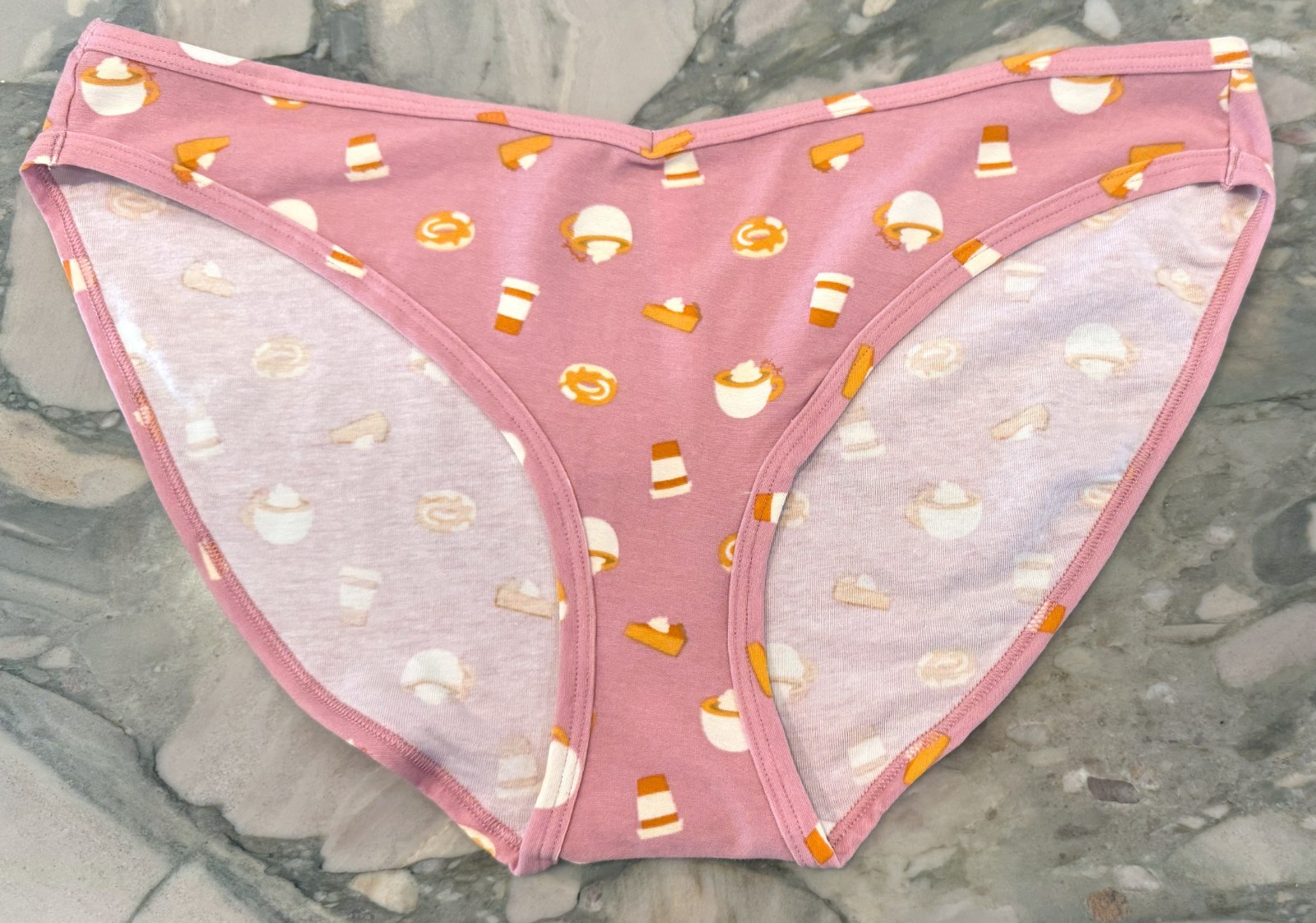 NEW Victoria Secret PINK Cotton Bikini Panty – Rose Crush Cozy Fall XL or XXL