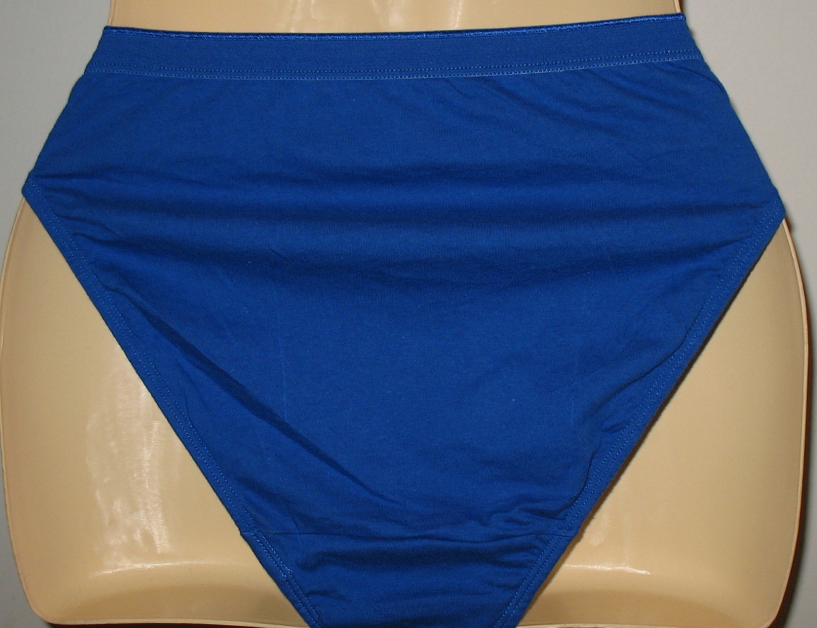 THE BEST FITTING PANTY IN THE WORLD – BLUE – NEW – S / 5 – 100% COTTON HI-CUT