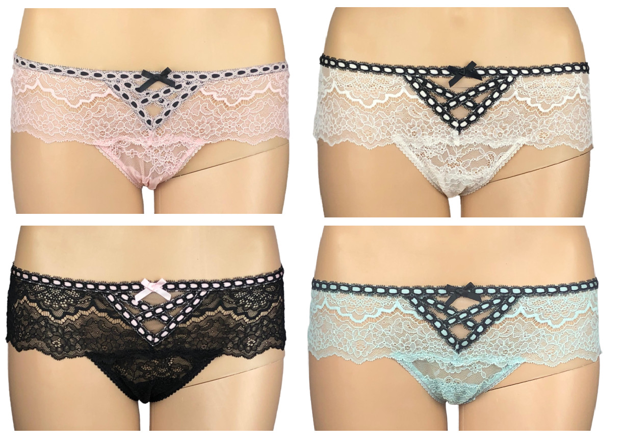 VICTORIA’S SECRET DREAM ANGELS RIBBON SLOT WIDE SIDE THONG PANTY XS S M L XL XXL