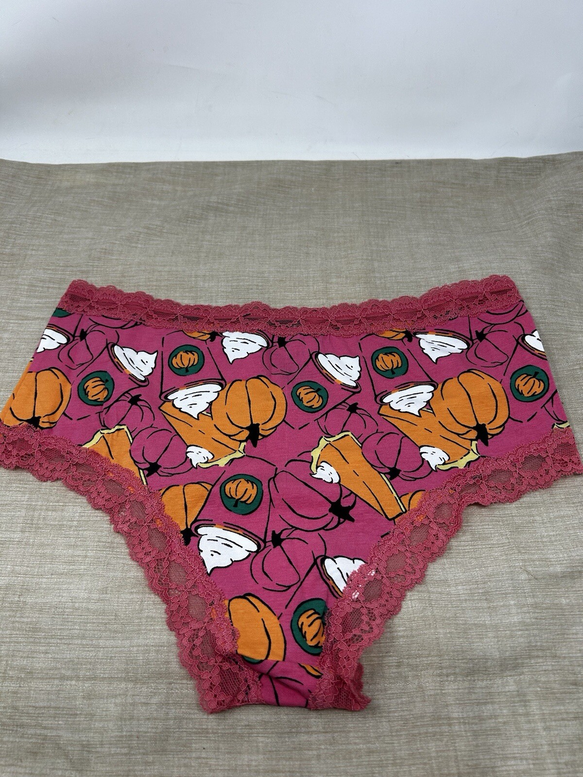 Torrid Curve Pumpkin Spice Coffee Fall Cheeky Panty Size Large (0)