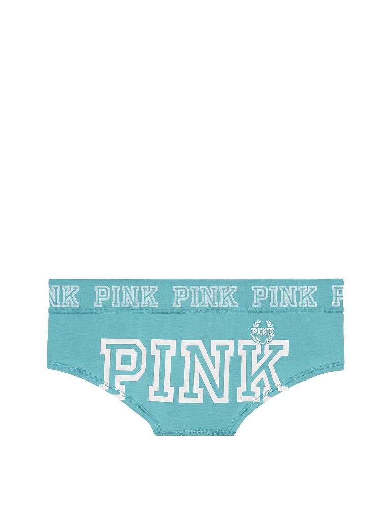 Victoria’s Secret PINK Logo Hipster Panty Light Blue