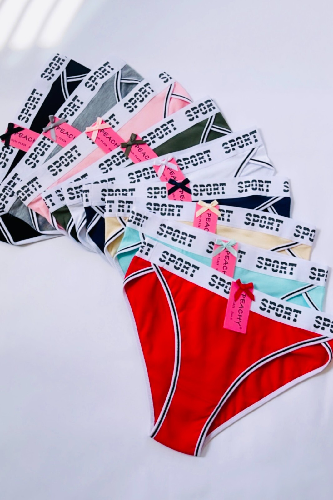 6-12 Women’s Bikini Sport High Cut Panties Long Leg Cotton Knicker Sleep 12 S-XL