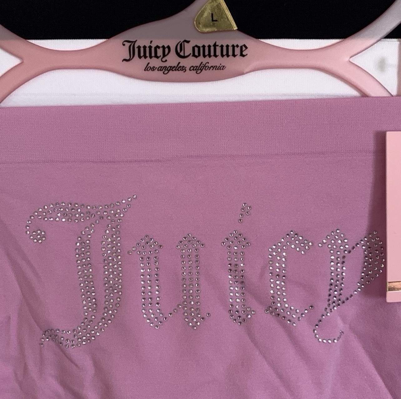 Juicy Couture Intimates Boy Short Bling Rhinestone Retro Y2K Panties 3-Pack Set