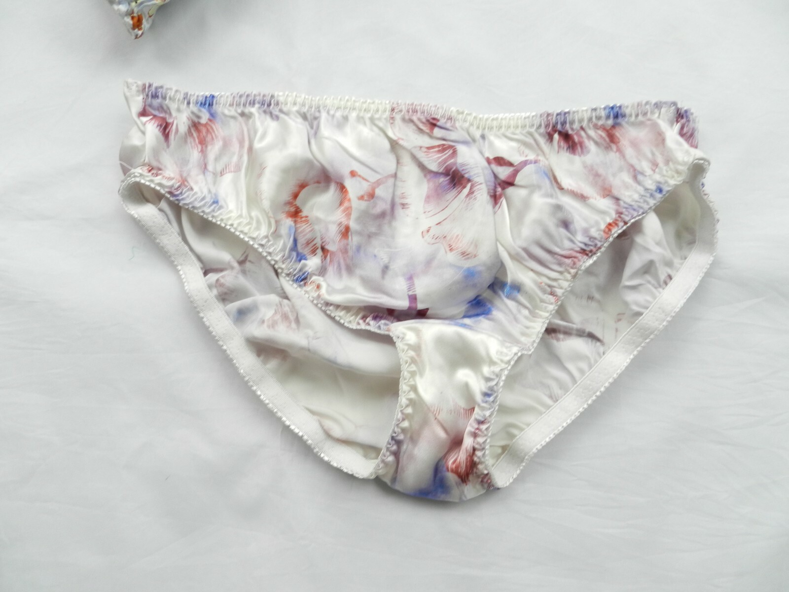 6 Pieces 100% Pure Silk Pattern Women’s Bikini Panties Size M L XL 2XL 3XL