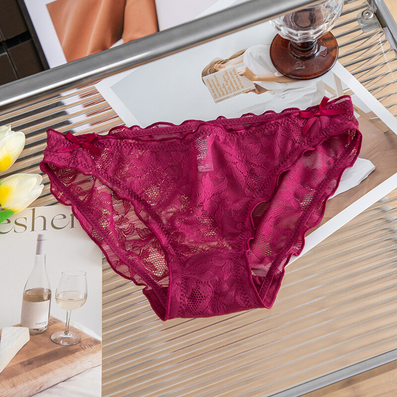 5 Pack Lot Sexy Ladies Womens Sheer Lace Panties Underwear See Through Lingeries