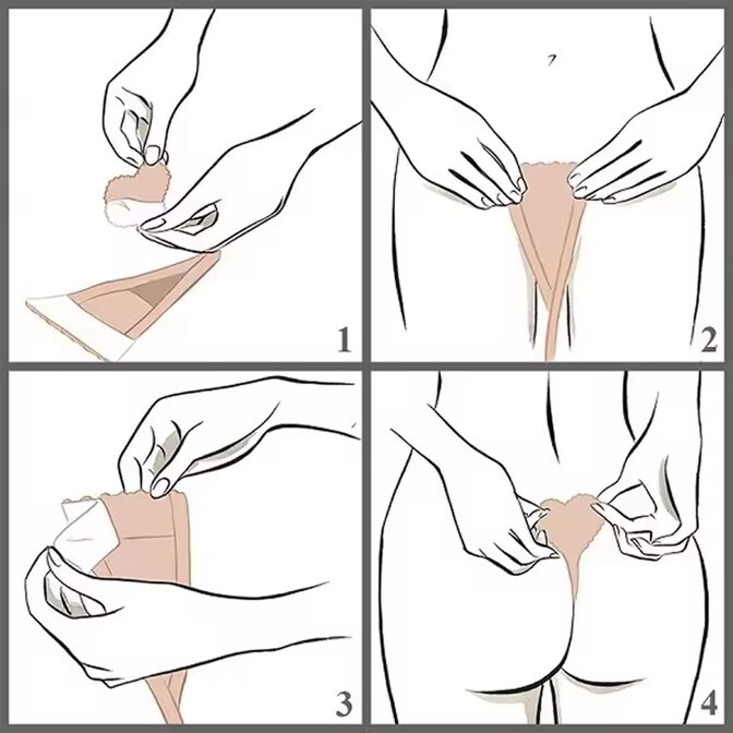 Strapless Cotton Lined C String Panties Various Styles, Colours & Sizes