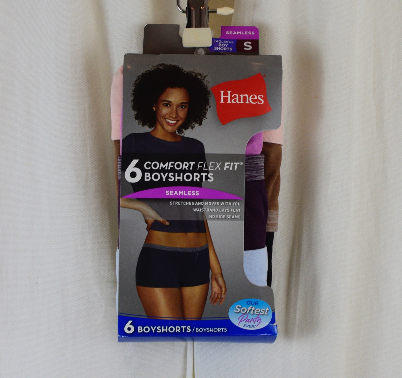 Hanes 6 PACK Womens Seamless Underwear Assorted Colors Size Small