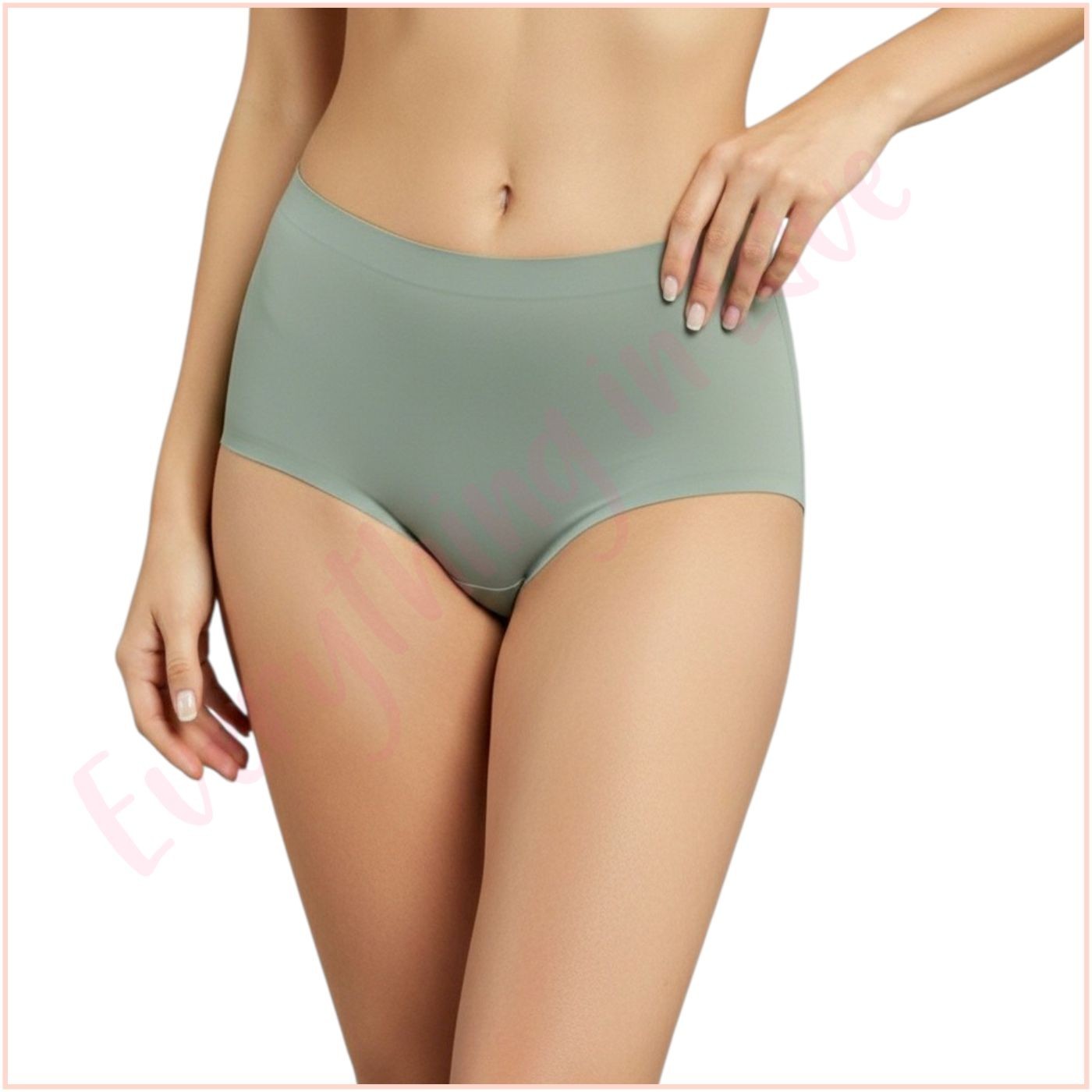 6pk Mopas Women’s Seamless Invisible Panties No Show Laser Cut Briefs Underwear
