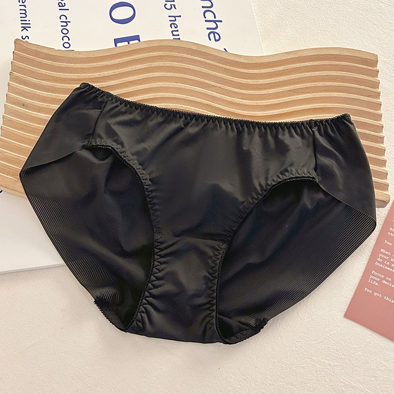 3 Pack Lot Sexy Womens Sheer Satin Panties Brief Underwear Lingeries Bikini Soft