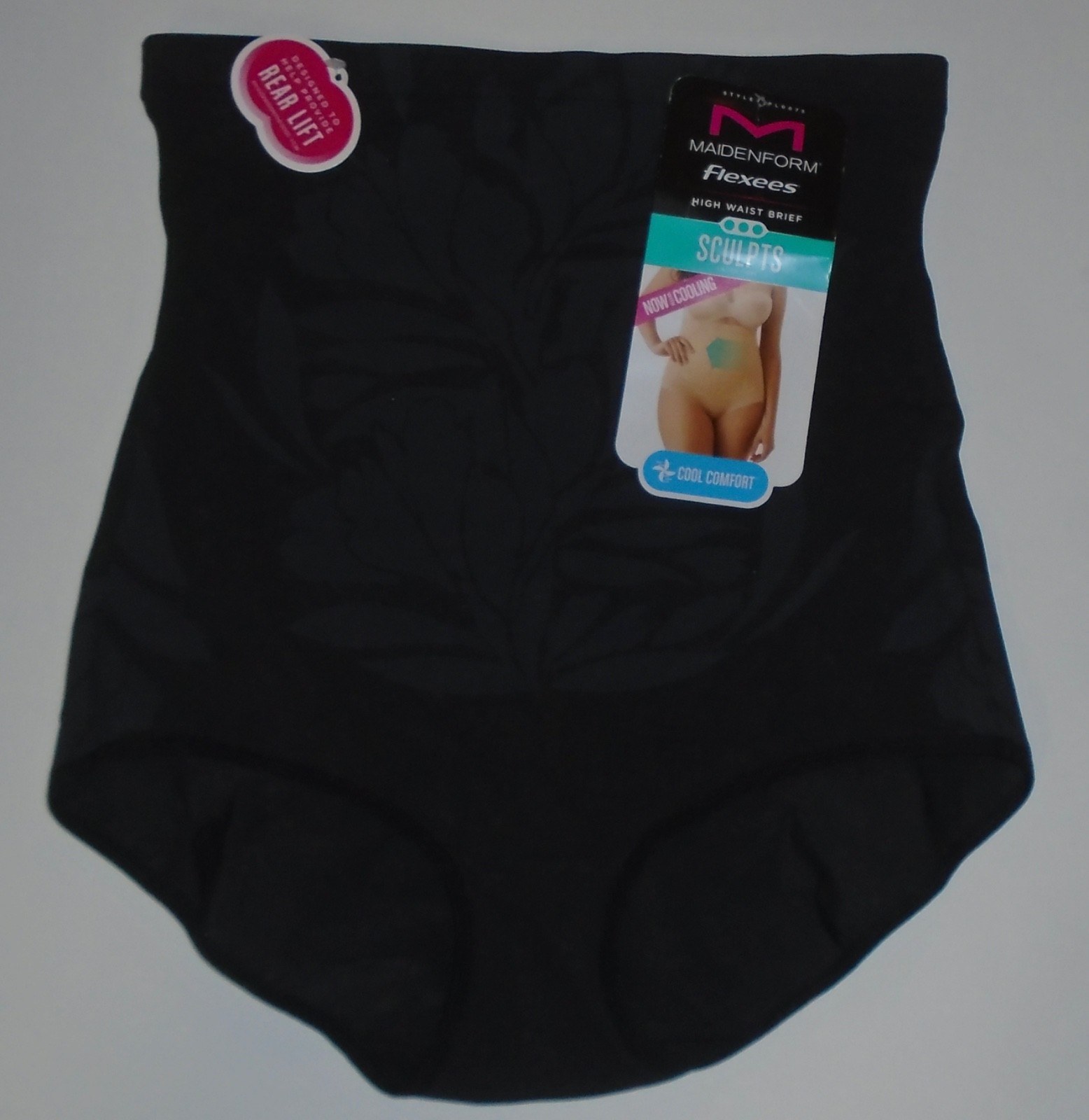 NWT WOMENS MAIDENFORM FLEXEES SCULPTS, HIGH WAIST BRIEF, ULTRA FIRM Size: LARGE