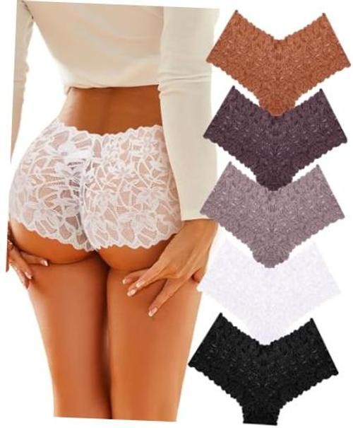 Sexy 3X-Large 5 Pack-black*1 White*1 Mocca Grey*1 Brick Yellow*1khaki*1