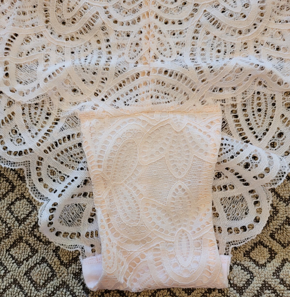 XL OLD NAVY SeXy Lace 1 Beige 1 Pink Oyster Cheeky Underwear Panties NWT