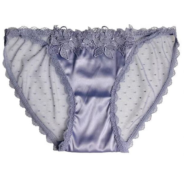 Pack Of 5 Womens Sexy Panties Satin Sheer Lace Low Rise Underwear Intimate Brief