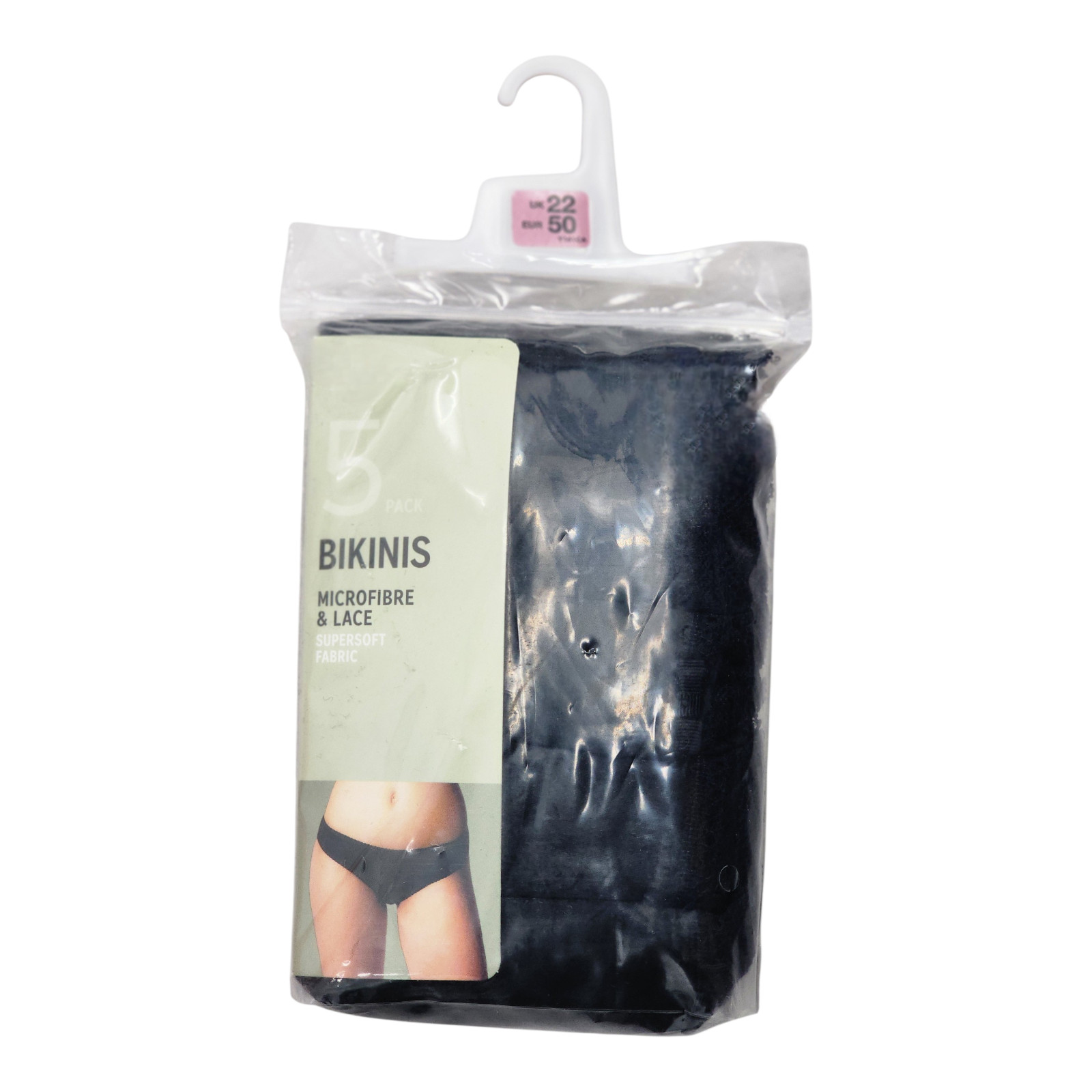 M&S 5pk Cotton Lycra® Bikini Knickers