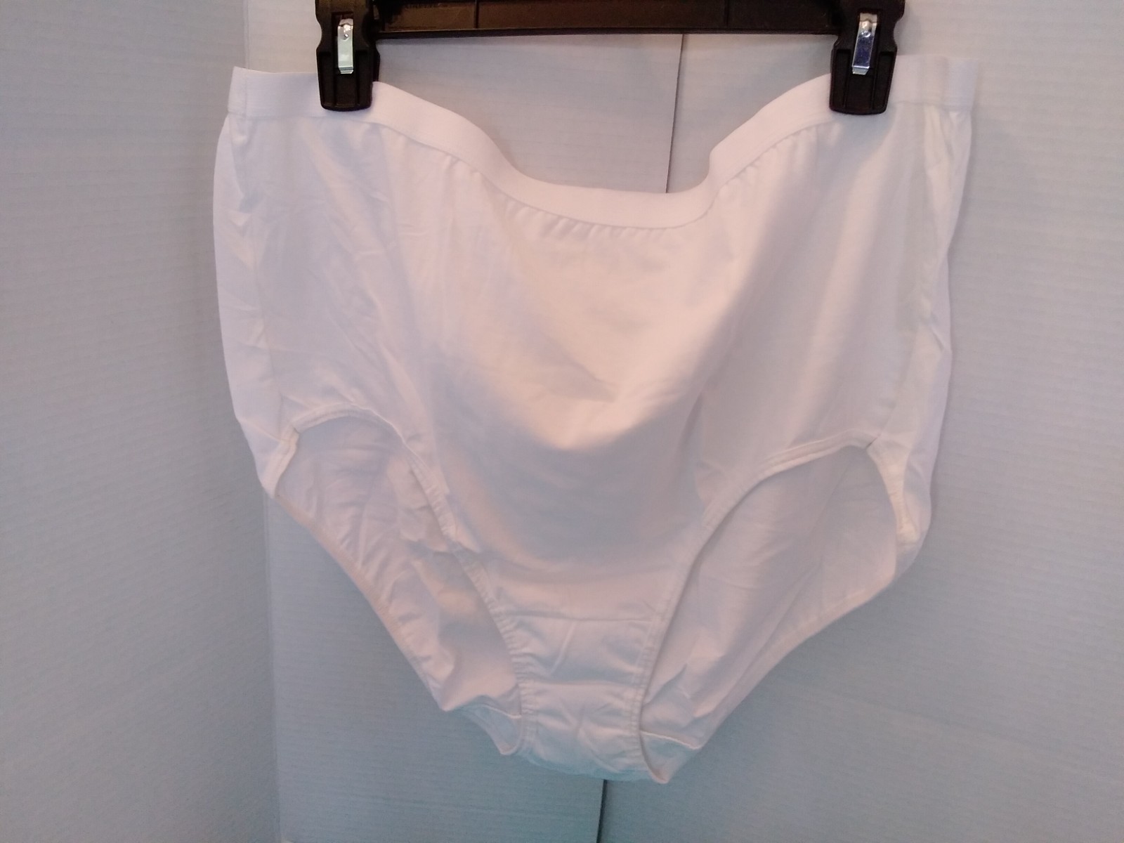 Fit For Me Women Size 12 Briefs Panties White Cotton Underwear Pack of 2