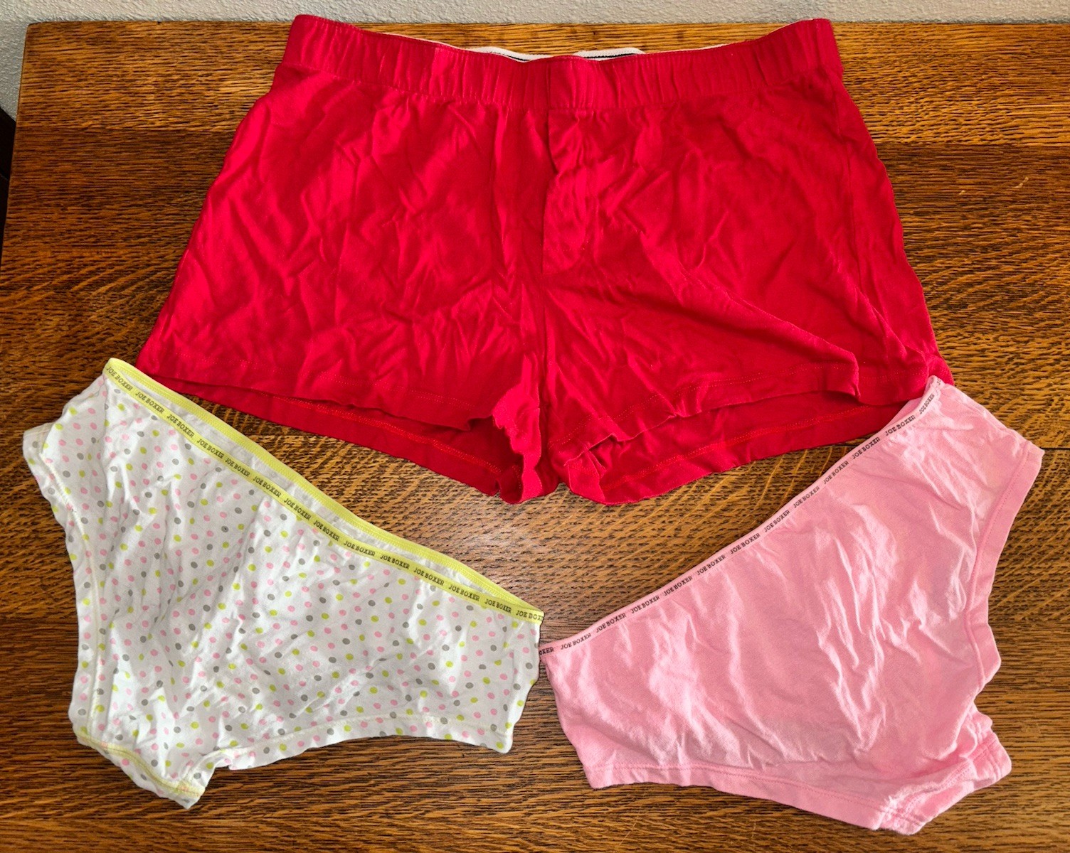 Y2K Joe Boxer Hipster Panties and Smiley Face Lounge Shorts Women’s 6 / M