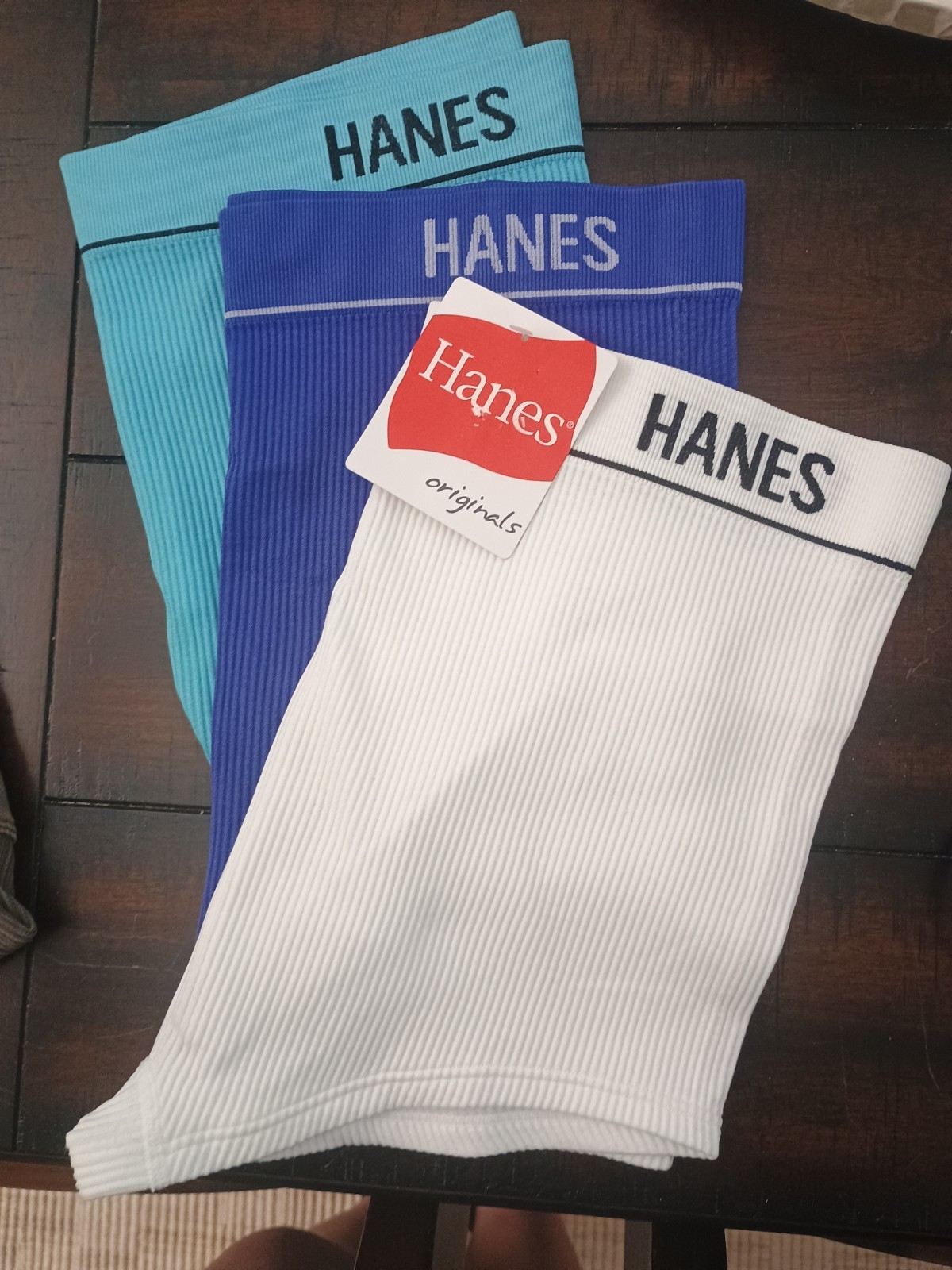 Hanes Women’s Ribbed Boyshorts, 3/Pk – Size XL